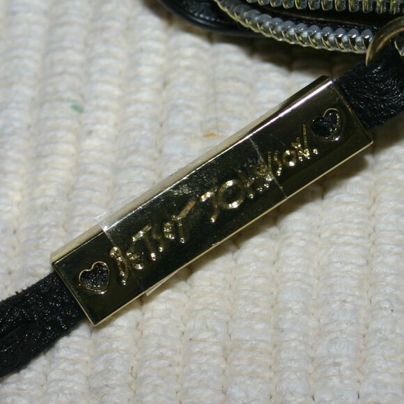 Betsey Johnson New York Pink & Black Wristlet Wallet B-133 - Picture 4 of 7